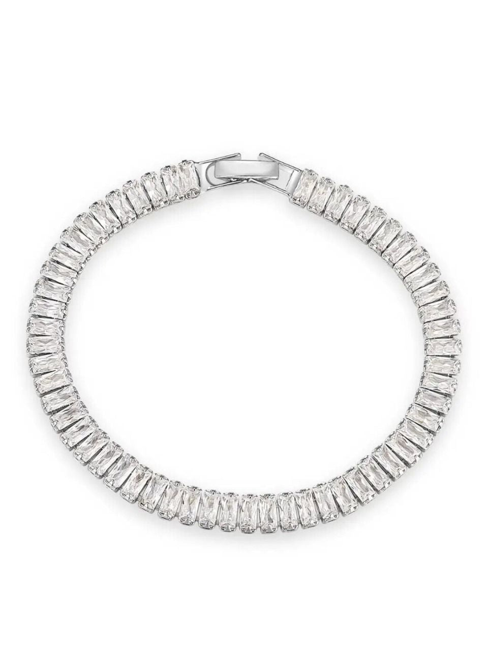 Classic Baguette Crystal Tennis Bracelet