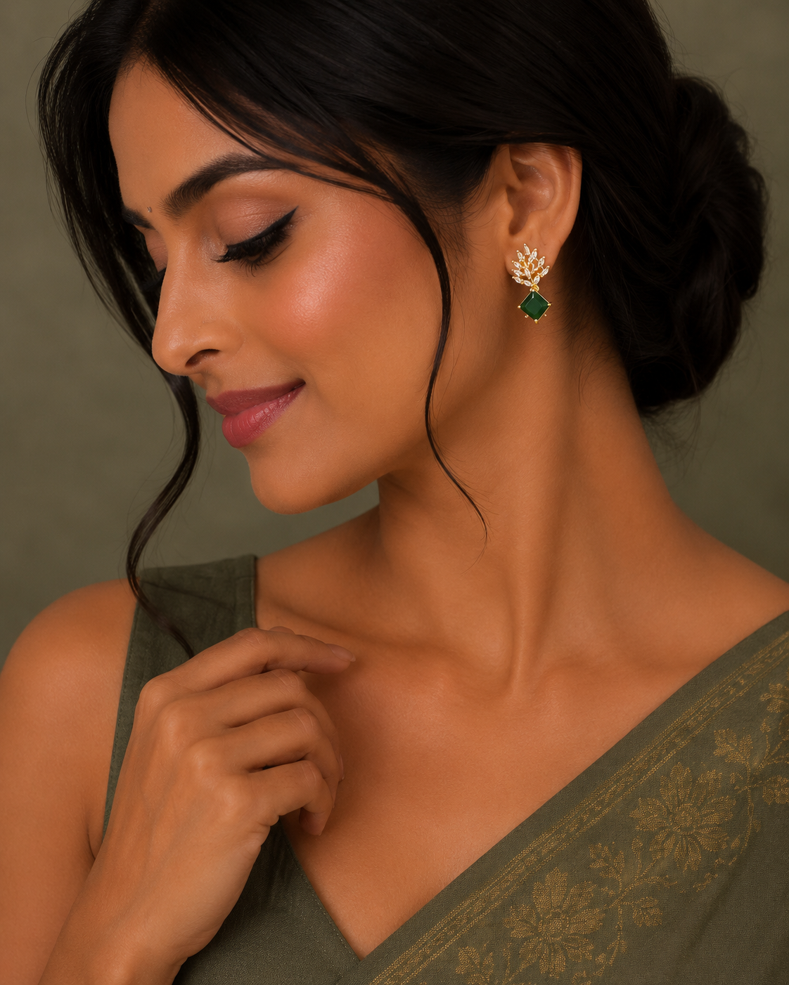 Scarlet Bloom Luxe Earrings