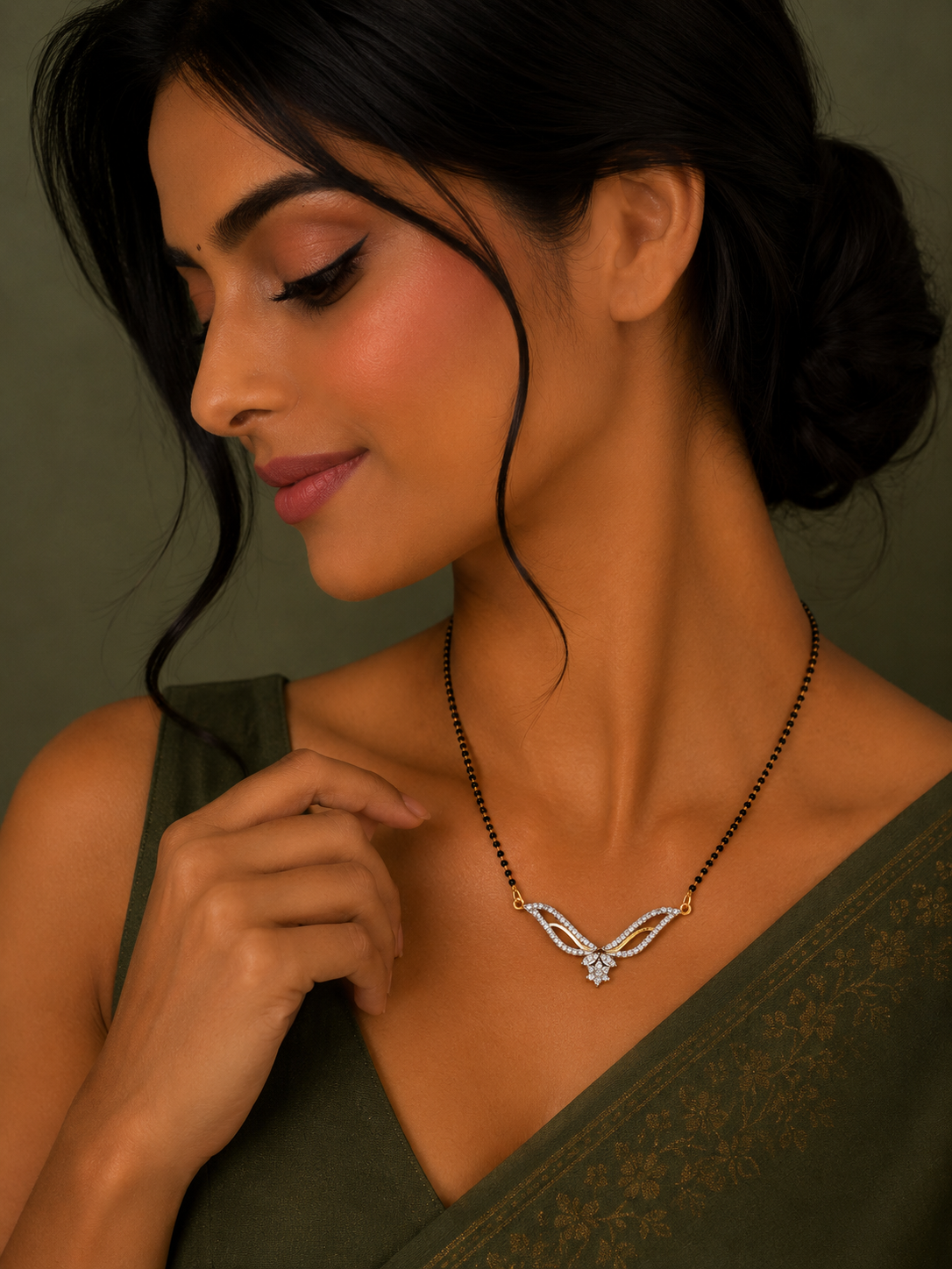 Noir Drop Mangalsutra