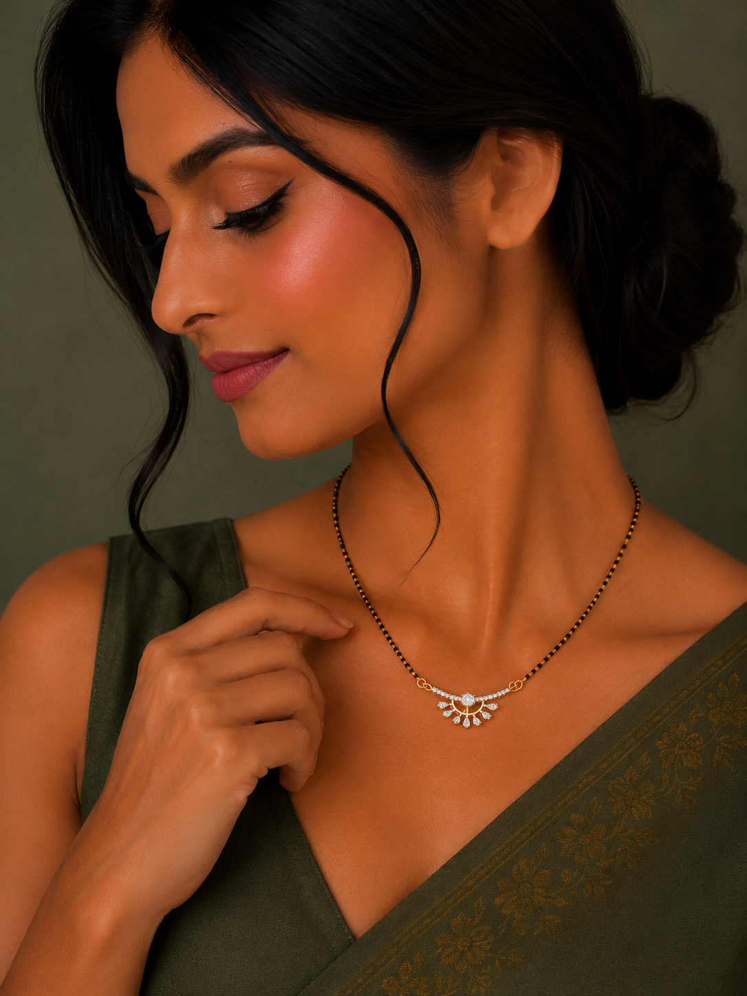 Noir Drop Mangalsutra