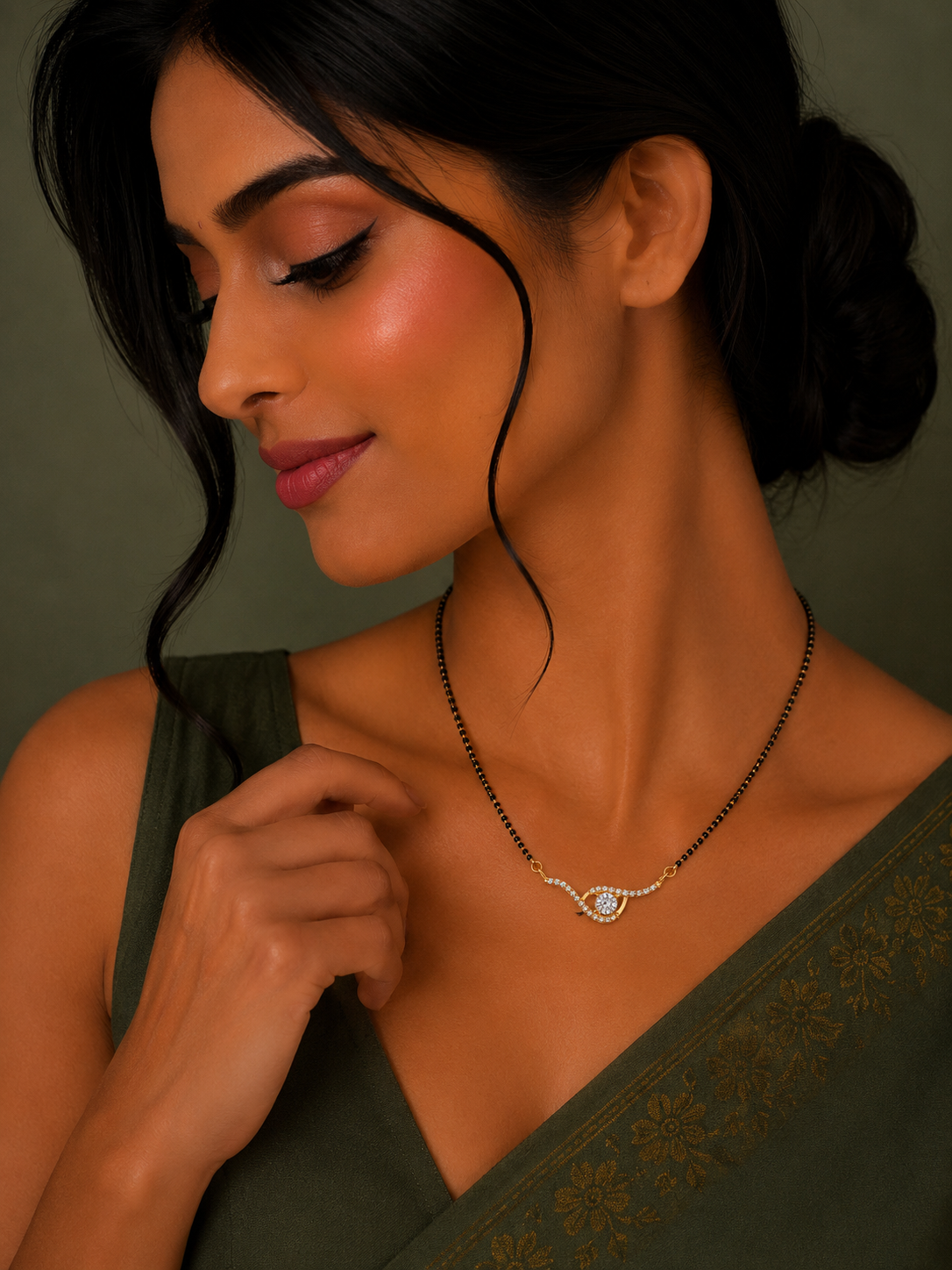 Noir Drop Mangalsutra