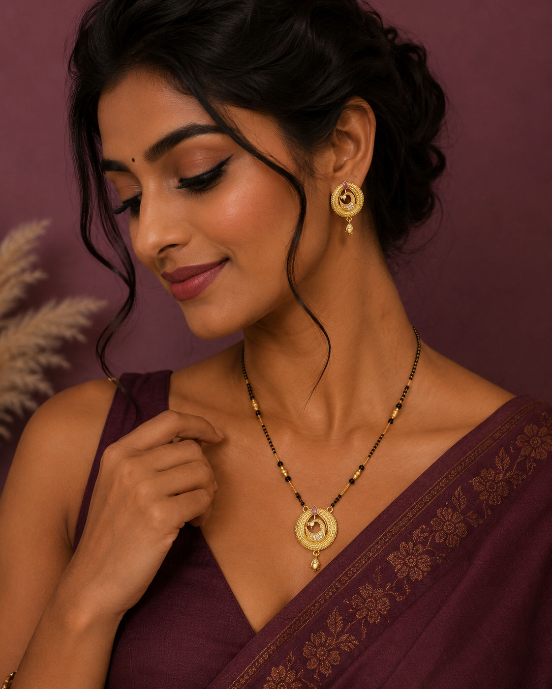 Noir Drop Mangalsutra