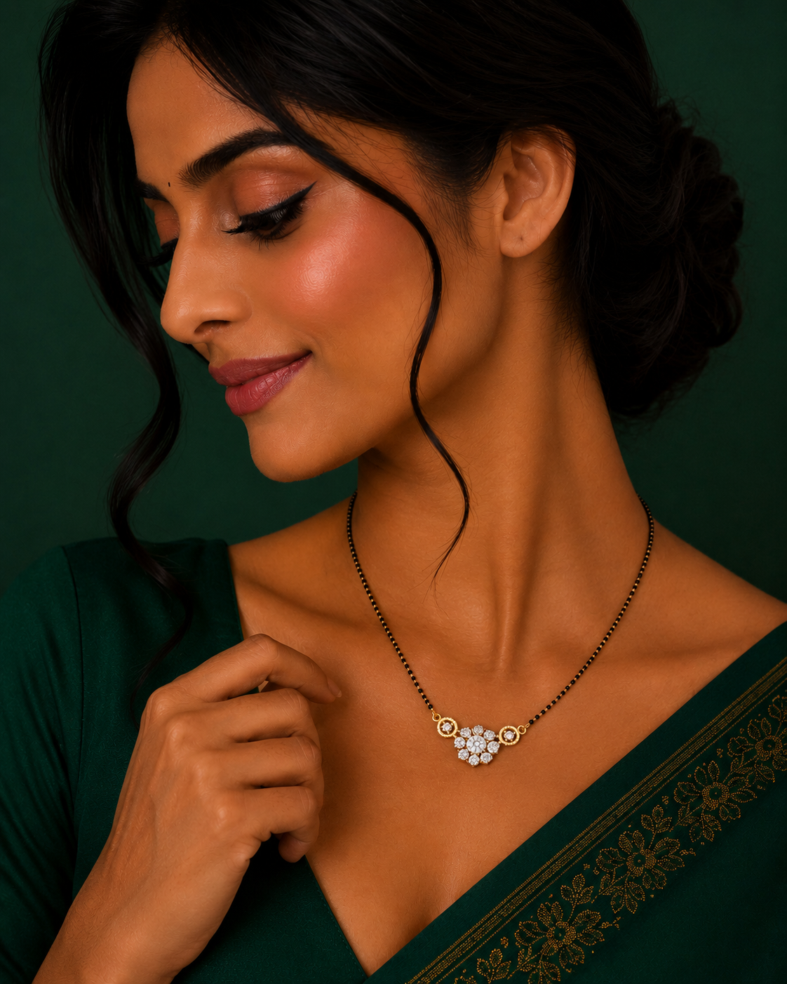 Noir Drop Mangalsutra