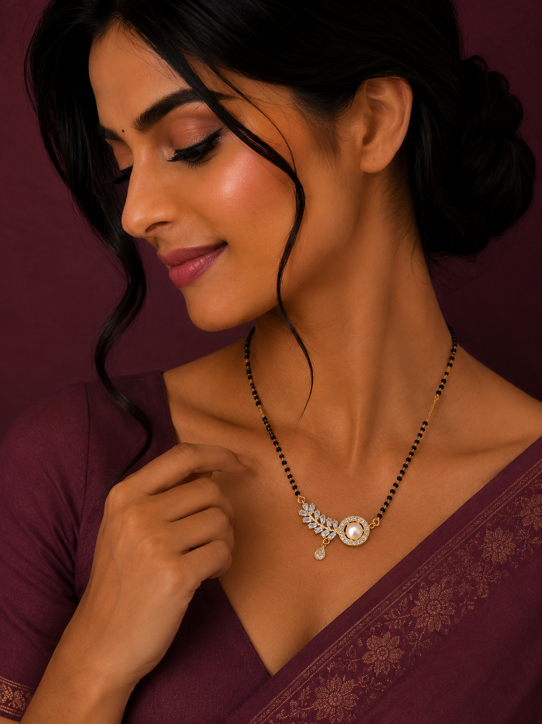 Noir Drop Mangalsutra