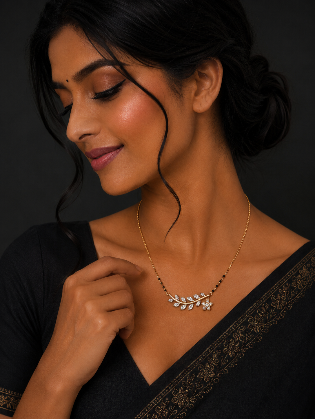Noir Drop Mangalsutra