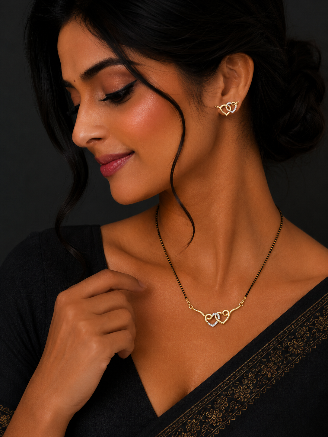 Noir Drop Mangalsutra
