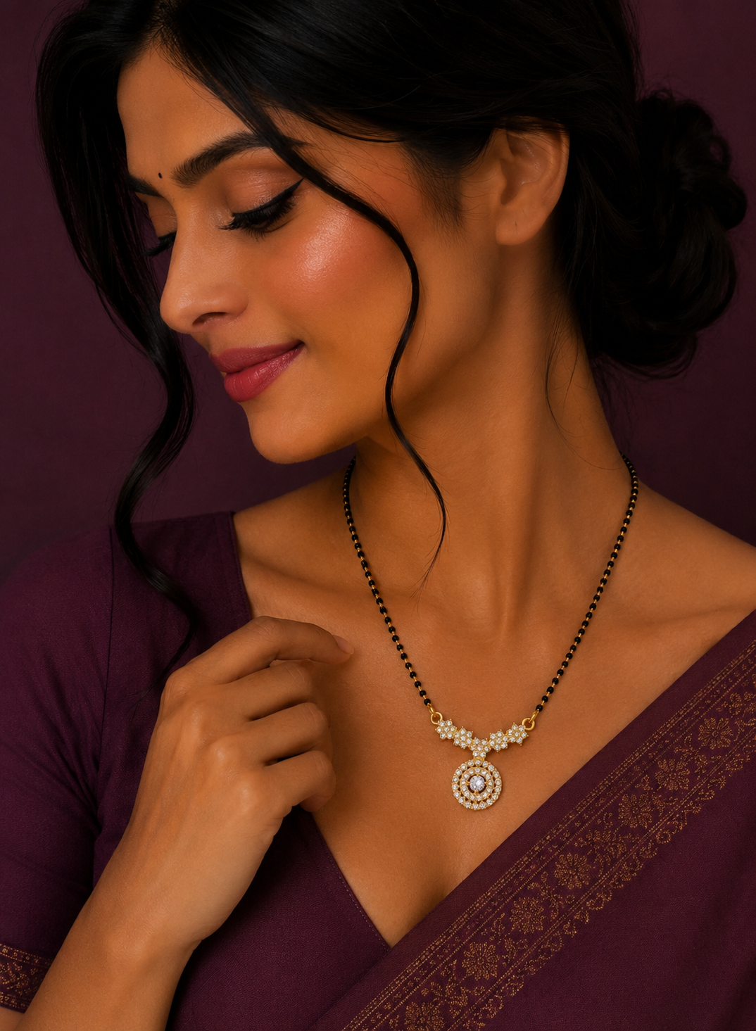 Noir Drop Mangalsutra