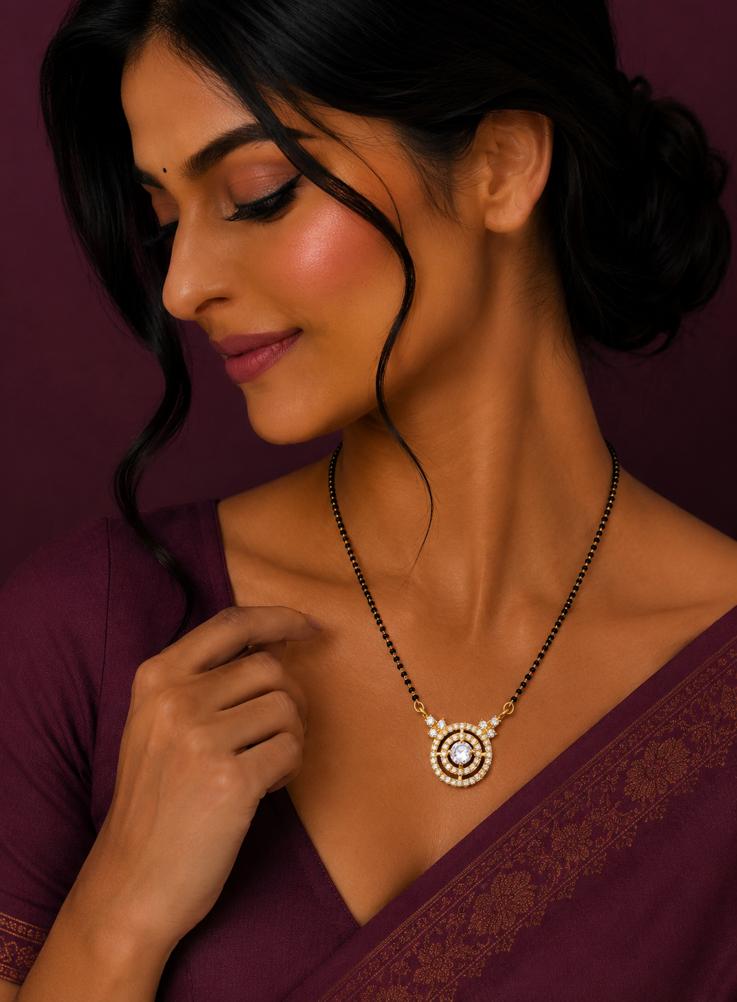 Noir Drop Mangalsutra
