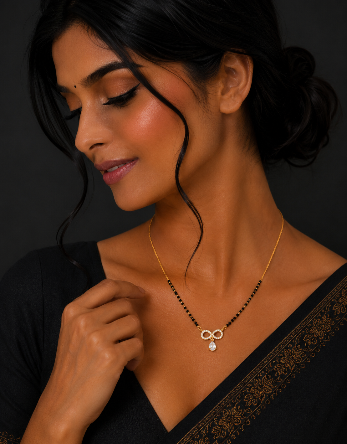 Noir Drop Mangalsutra