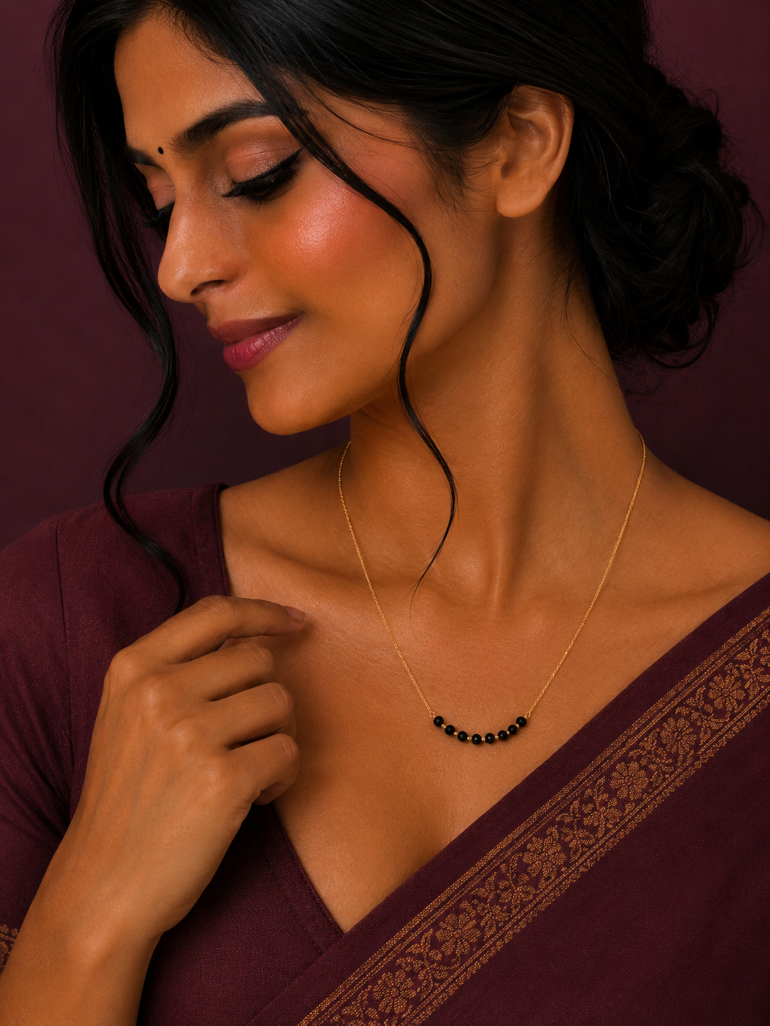 Noir Drop Mangalsutra