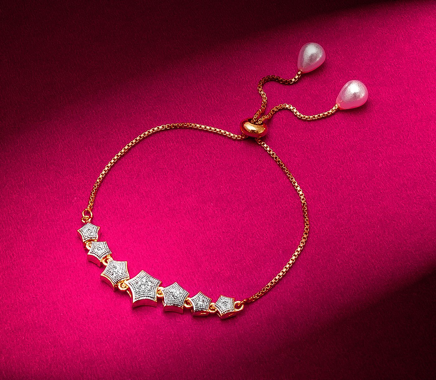 Golden Star Spark Adjustable Bracelet
