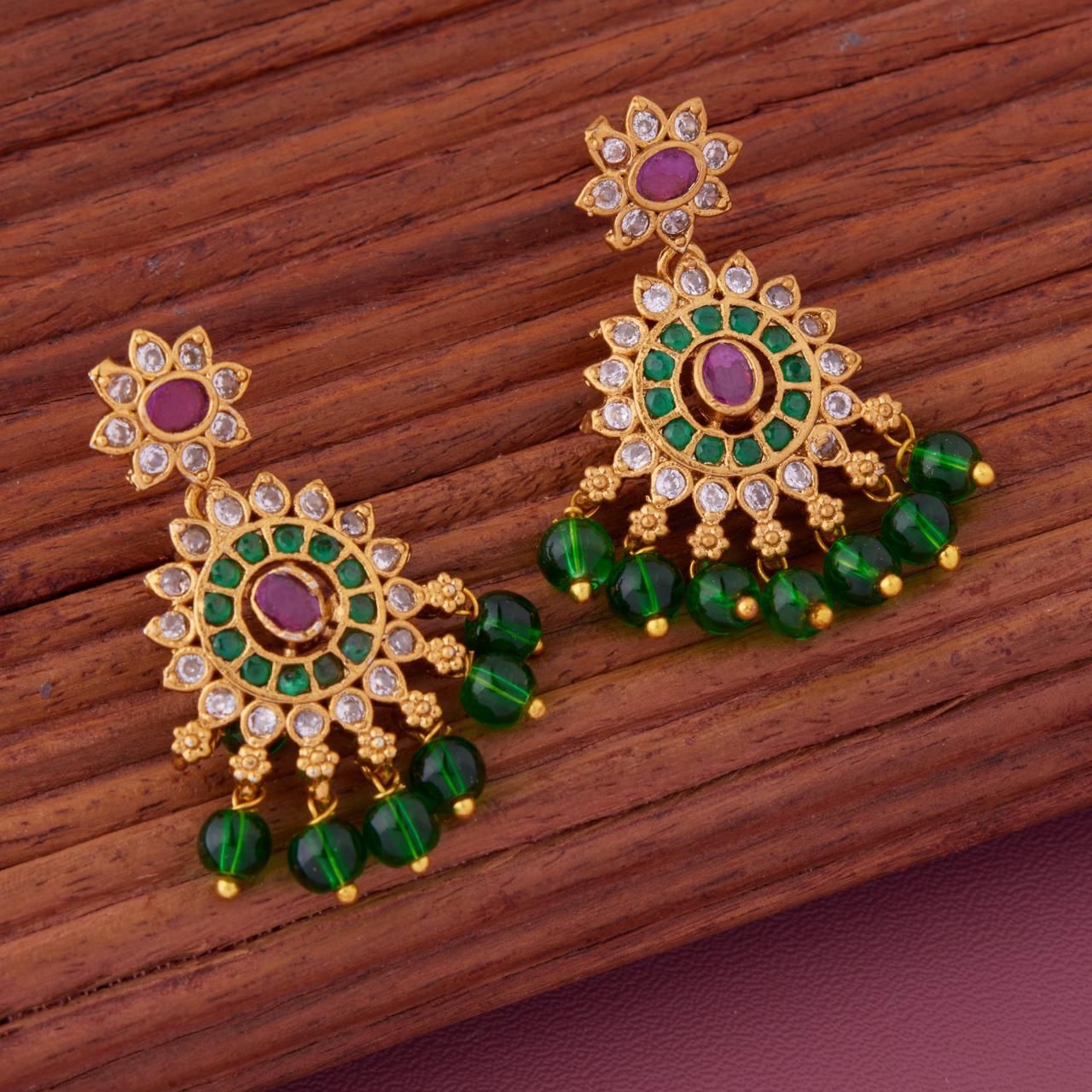 Royal Kundan Pearl Drop Earrings