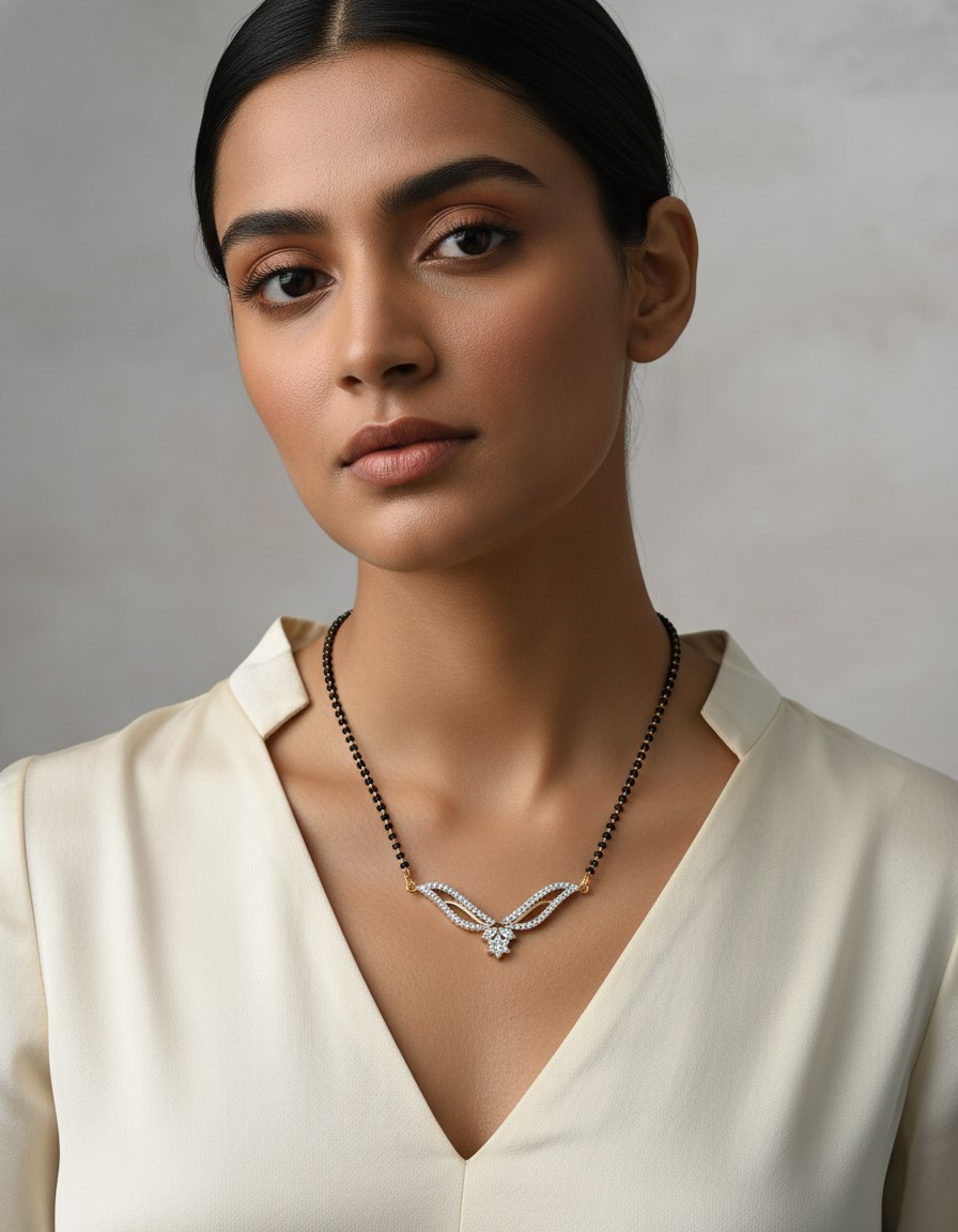 Noir Drop Mangalsutra