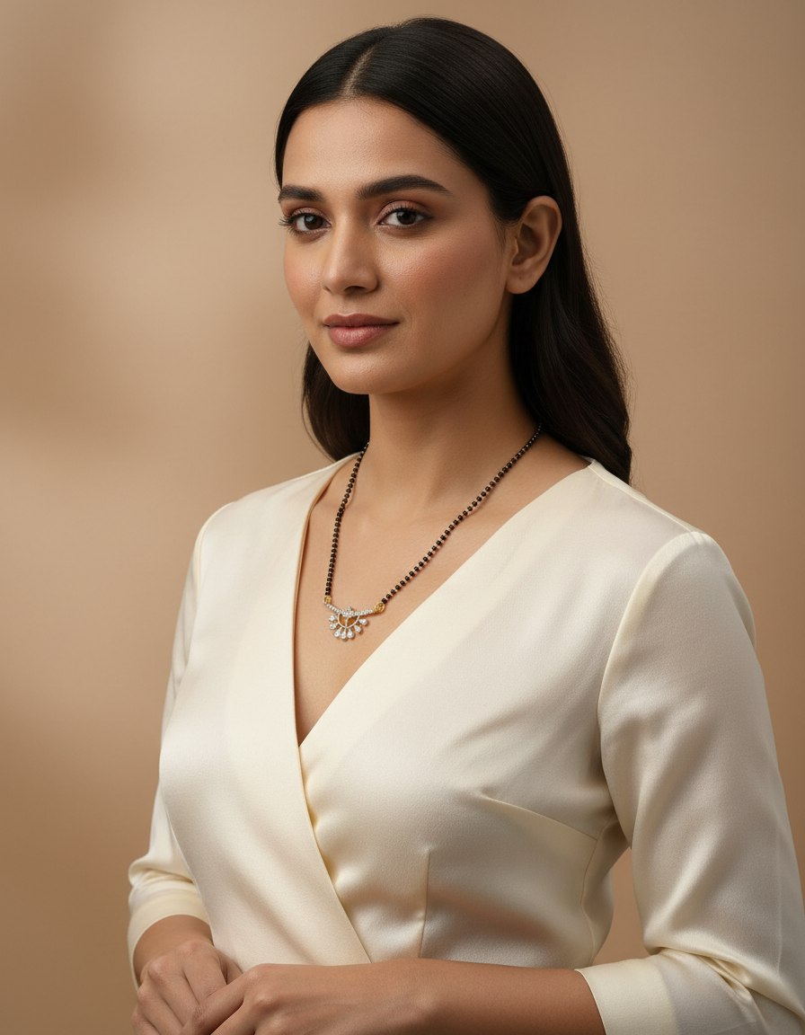 Noir Drop Mangalsutra