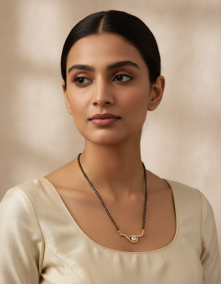 Noir Drop Mangalsutra