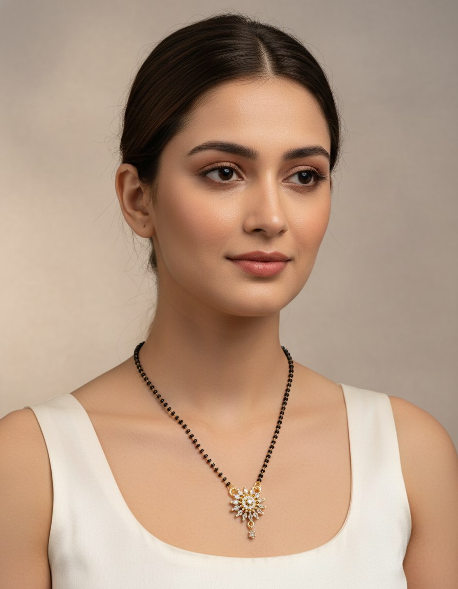 Noir Drop Mangalsutra