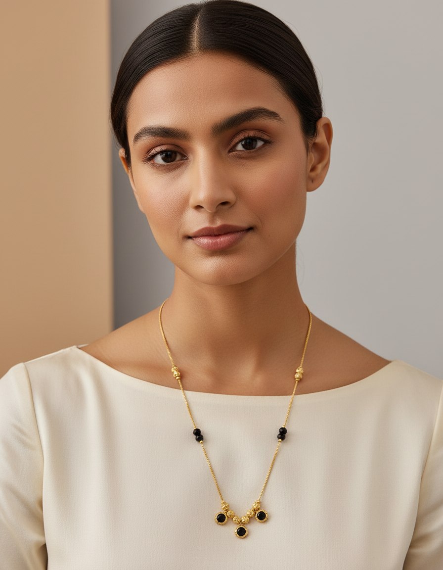 Noir Drop Mangalsutra